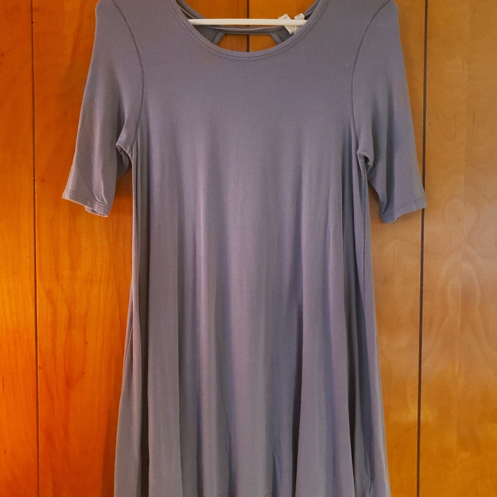Key hole blouse light purple